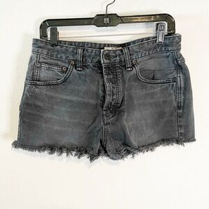 Free People High Waisted Cut Off Denim Shorts